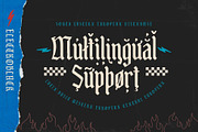 Electro Black Vintage Blackletter, a Blackletter Font by alit design (Thumbnail 8 of 18)