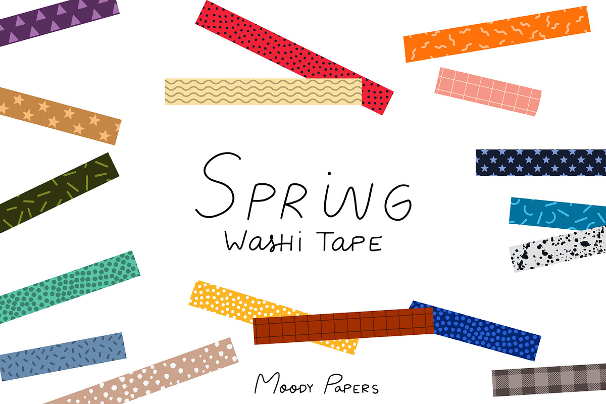Spring Washi-Tape, an Illustration by MoodyPapers (Photo 5 of 5)