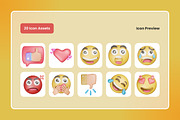 Social Media Reaction Emoji 3D Icon, an Emoji Icon by twinstd (Thumbnail 5 of 5)