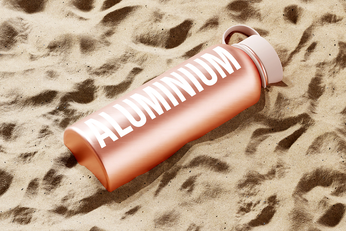 Aluminium Water Bottle Mockups, a Packaging Mockup by pmvch (Photo 9 of 10)