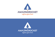 A Letter Rocket Logo, a Branding & Logo Template by Assaldesigns (Thumbnail 1 of 5)