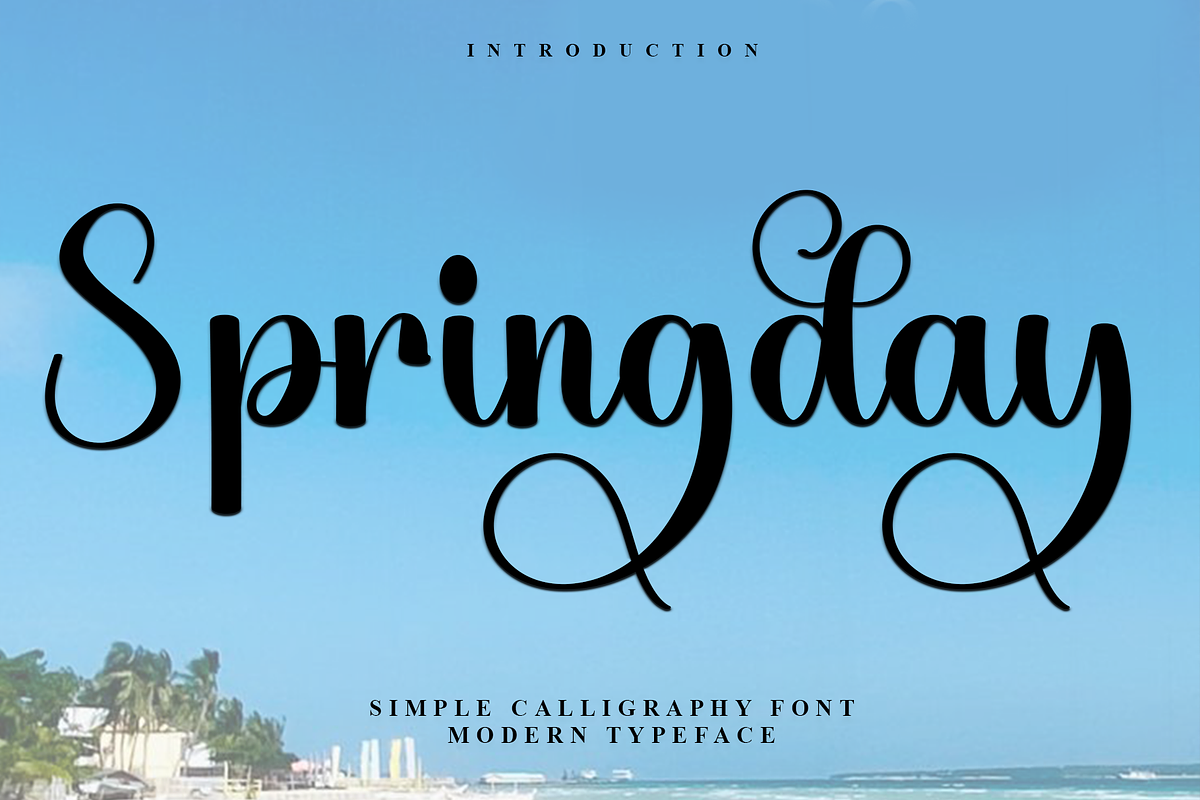 Springday, a Handwritten Font by InermediaSTUDIO (Photo 1 of 8)