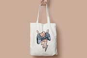 shaka hand and game controller, an Object Illustration by gunaonedesign (Thumbnail 4 of 4)