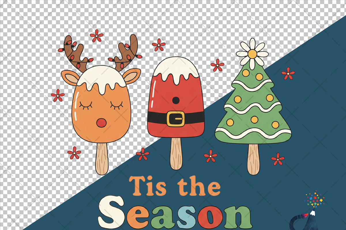 Christmas Tis The Season PNG, an Illustration by Creative Art (Photo 6 of 6)