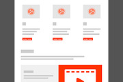 Prototyping Clean Wireframe Layout, a Wireframe Template by MightyDesign (Thumbnail 3 of 9)