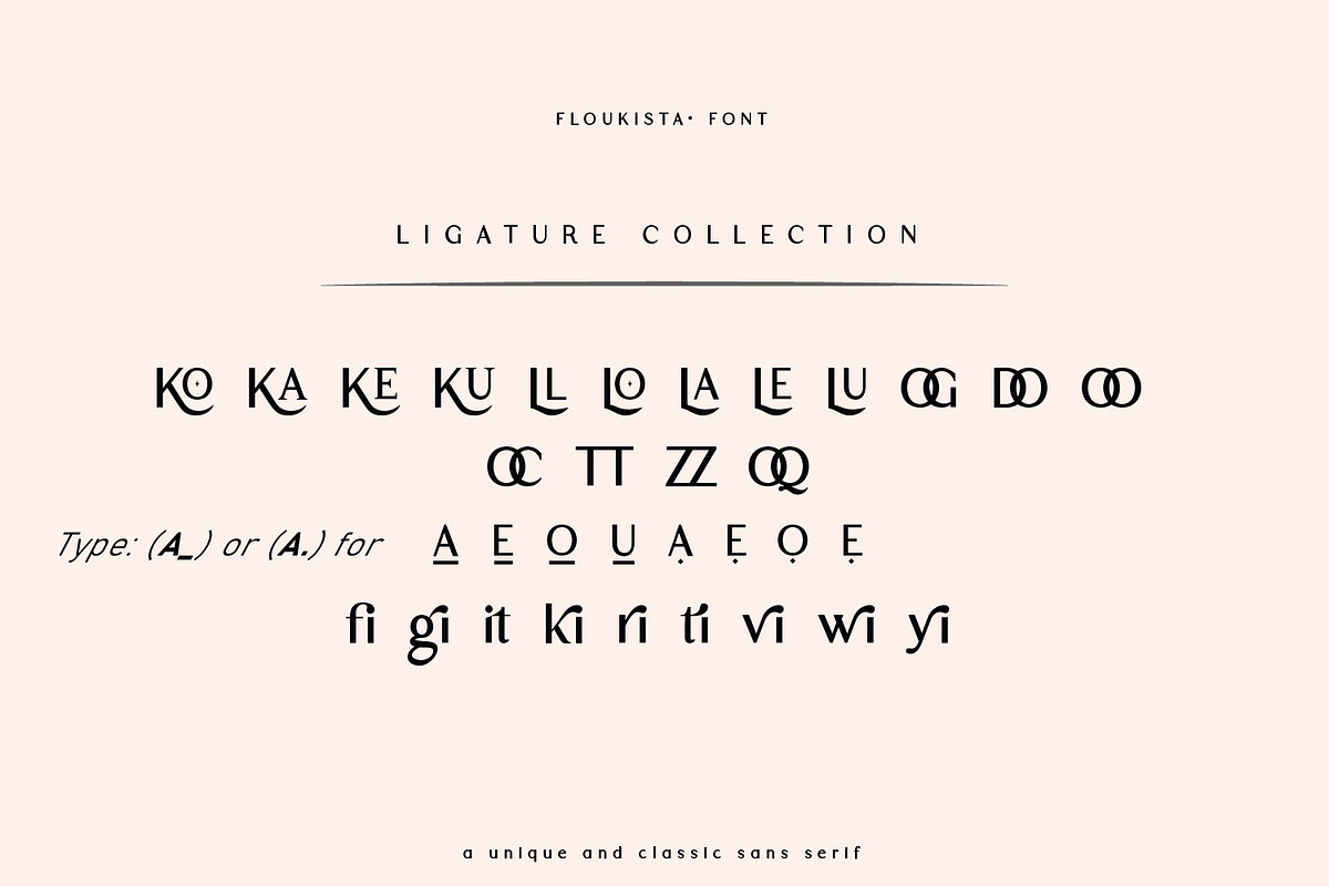 Floukista | Classic Sans Serif, a Sans Serif Font by Qaratype (Photo 17 of 18)