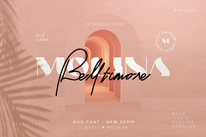 Molina - Duo Font Modern Serif