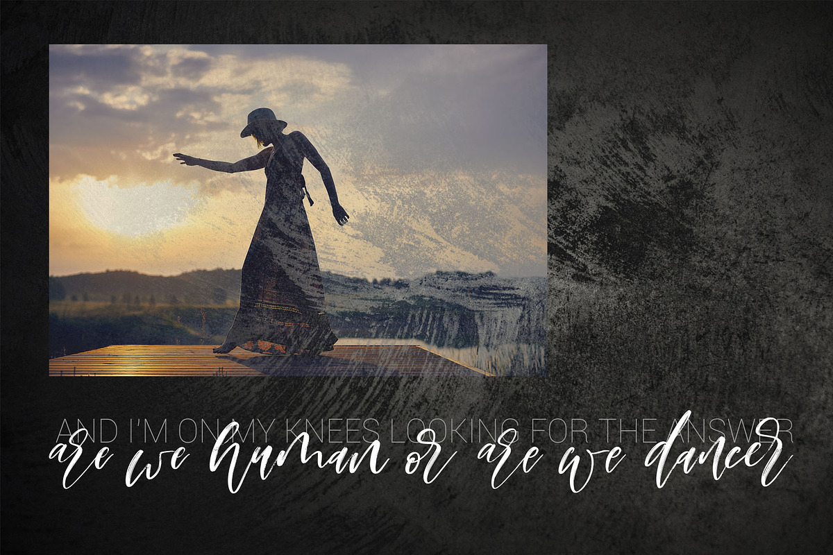 Montenegro.Textured script font preview 2