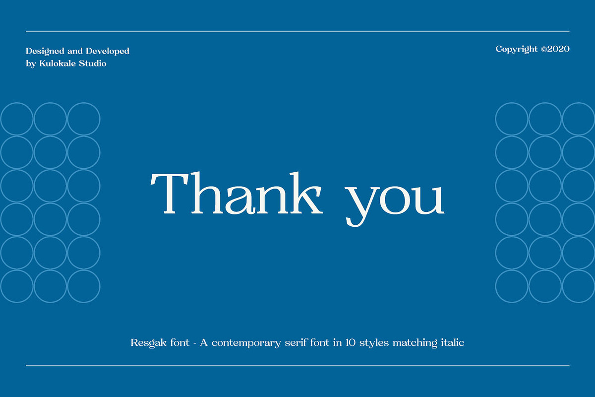 Resgak - Serif Family, a Serif Font by Kulokale (Photo 12 of 12)