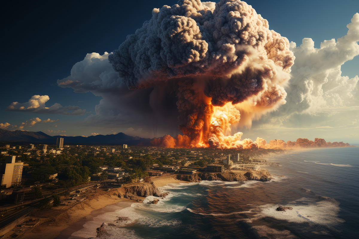 Nuclear bomb detonation. 35 images, an Object Illustration by Handmadefont (Photo 3 of 10)