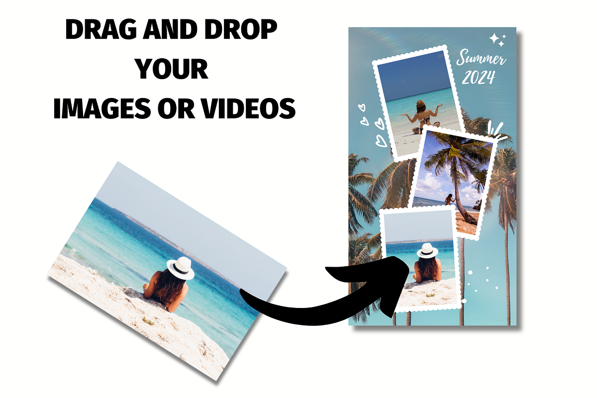 Travel Instagram Reels Templates, a Design Template by GraphiCarola (Photo 2 of 8)