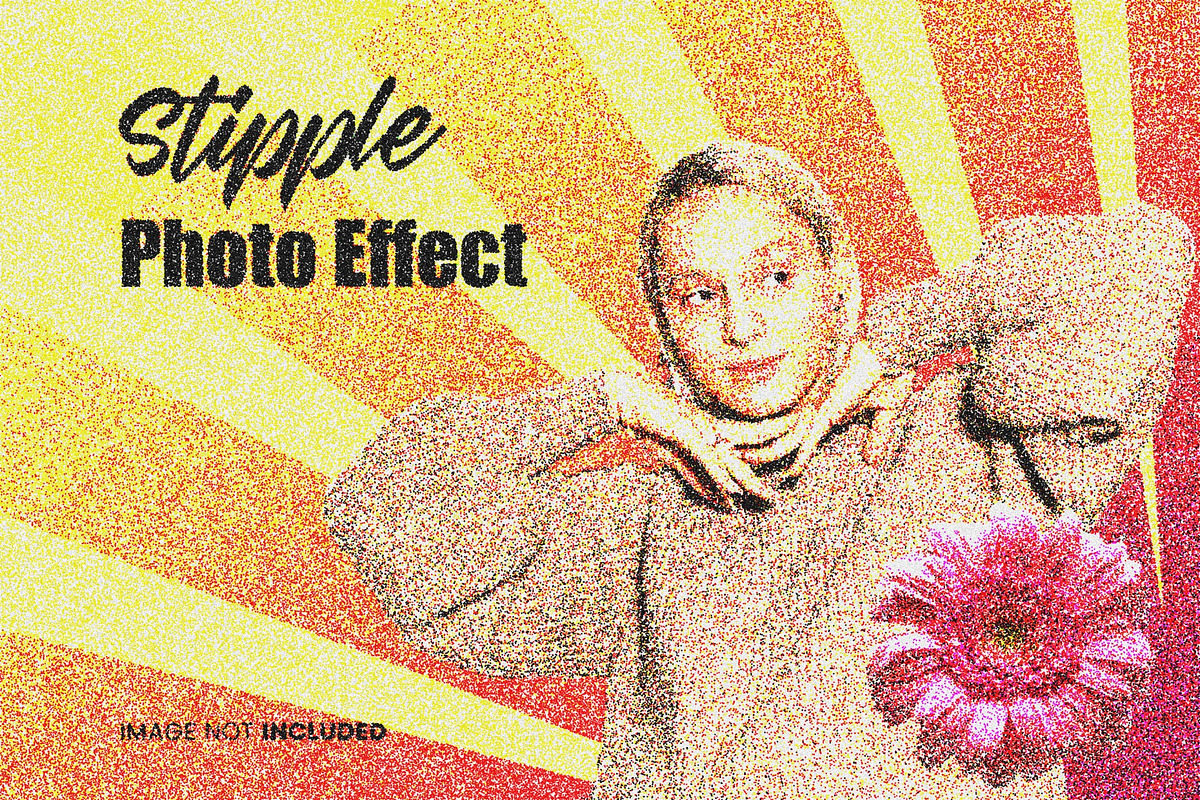 Stipple Photo Effect, a Layer Style Add-On by WudelMbois Studio (Photo 1 of 3)