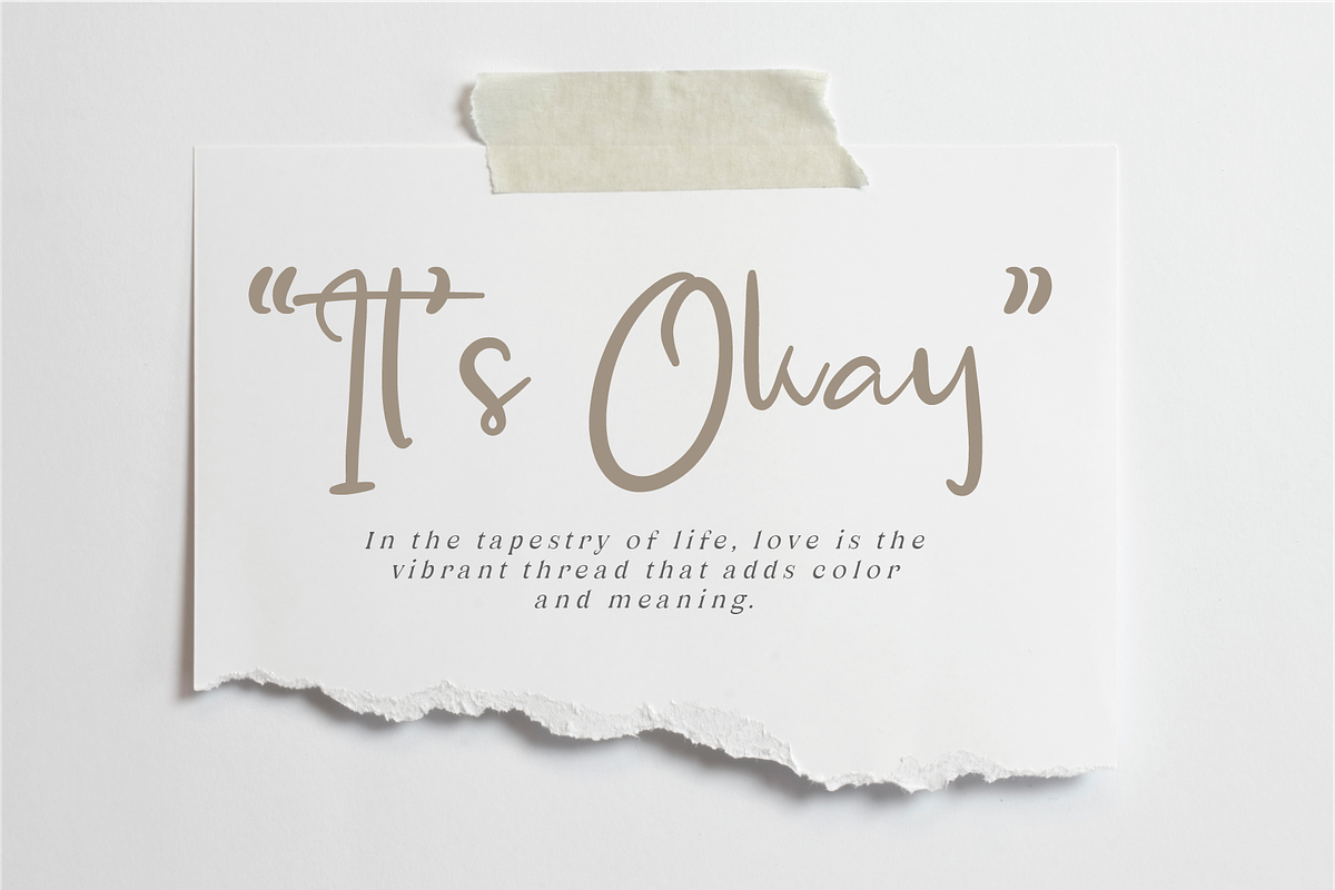 Tranquil Wave - Brush Handwritten, a Handwritten Font by Indotype Foundry (Photo 3 of 10)
