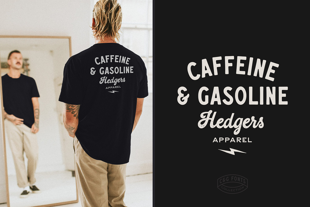 Caffeine & Gasoline Fonts + Extras, a Script Font by Davide Bassu (Photo 20 of 20)