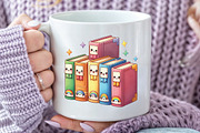 Back to School Books Stack, an Illustration by CraftArtStudio (Thumbnail 5 of 6)