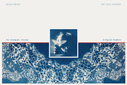 Red Embroidery&Cyanotype Collection, an Object Graphic by Hello Muse (Thumbnail 5 of 13)