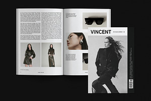 VINCENT / Magazine Brochure Template