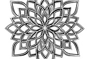 Minimal Black Lotus Mandala, a Decorative Illustration by Designer_Momina (Thumbnail 12 of 21)