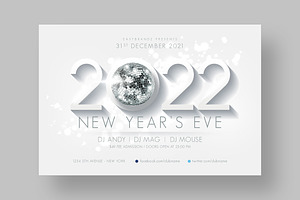 2022 New Years Flyer Template