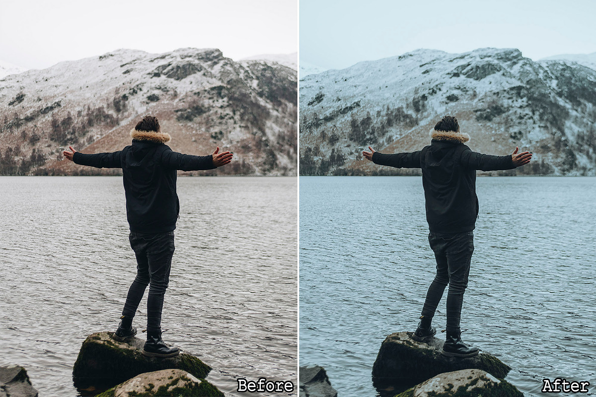 11 Cinematic Blues Lightroom presets, a Preset Add-On by Presets by Yevhen (Photo 5 of 10)