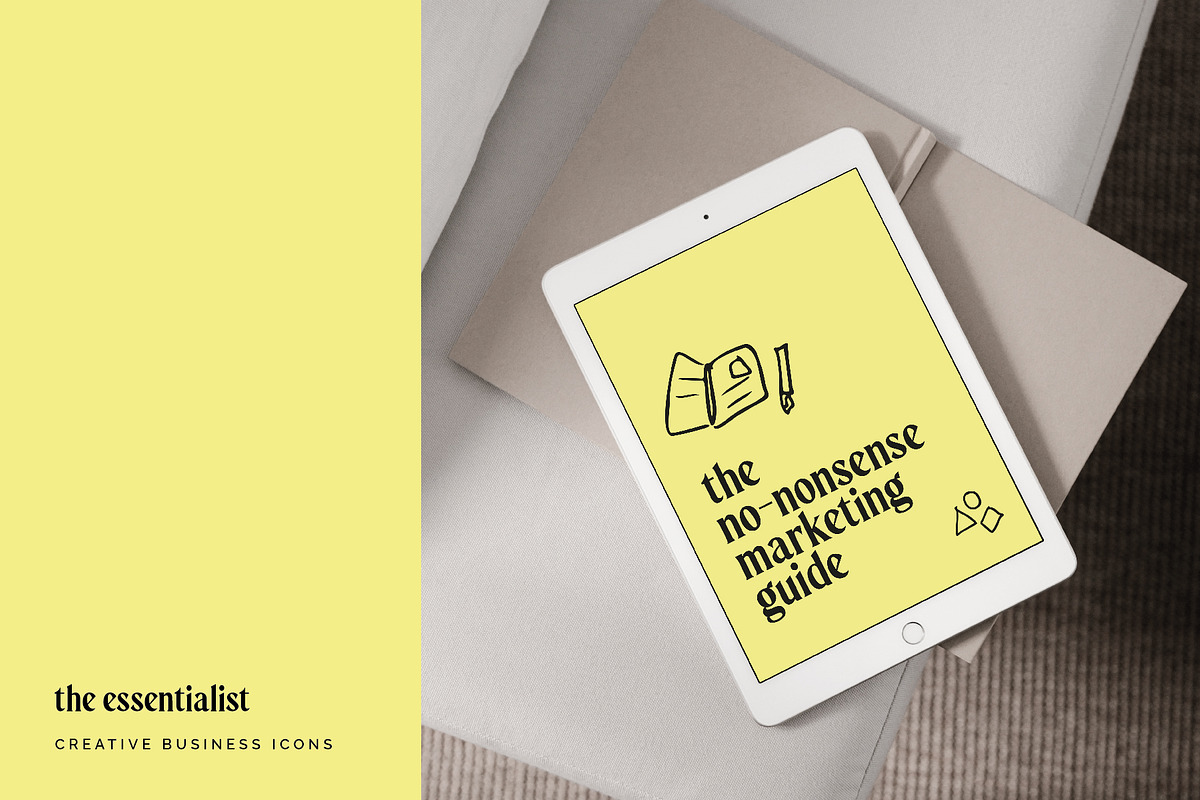 Marketing Creative Business Icons, an Outline Icon by CreativeWilderness (Photo 9 of 12)