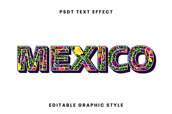 Mexican Folk Art Bold Text Effect preview 2