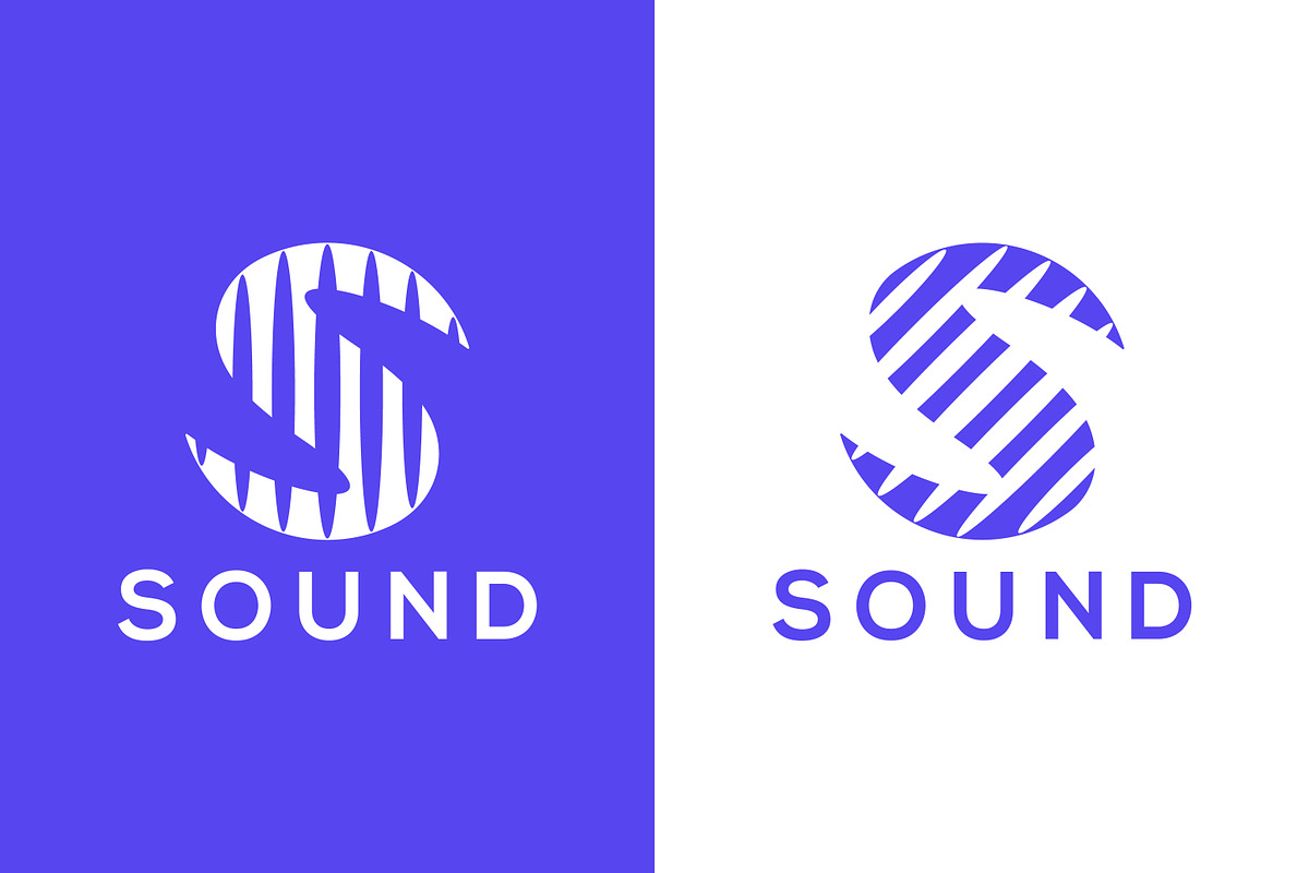 Sound Letter S Logo with Wave Stripe, a Branding & Logo Template by Signatoro (Photo 1 of 3)