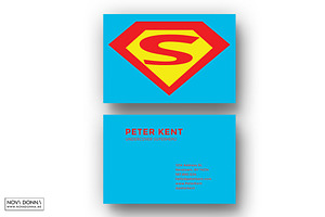 Superhero Business Card Templates