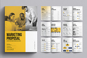 Marketing Proposal Template, a Brochure Template by E-Type (Thumbnail 1 of 7)
