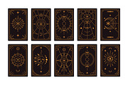 Magic tarot card back designs set, a Decorative Illustration by Good Studio (Thumbnail 2 of 8)