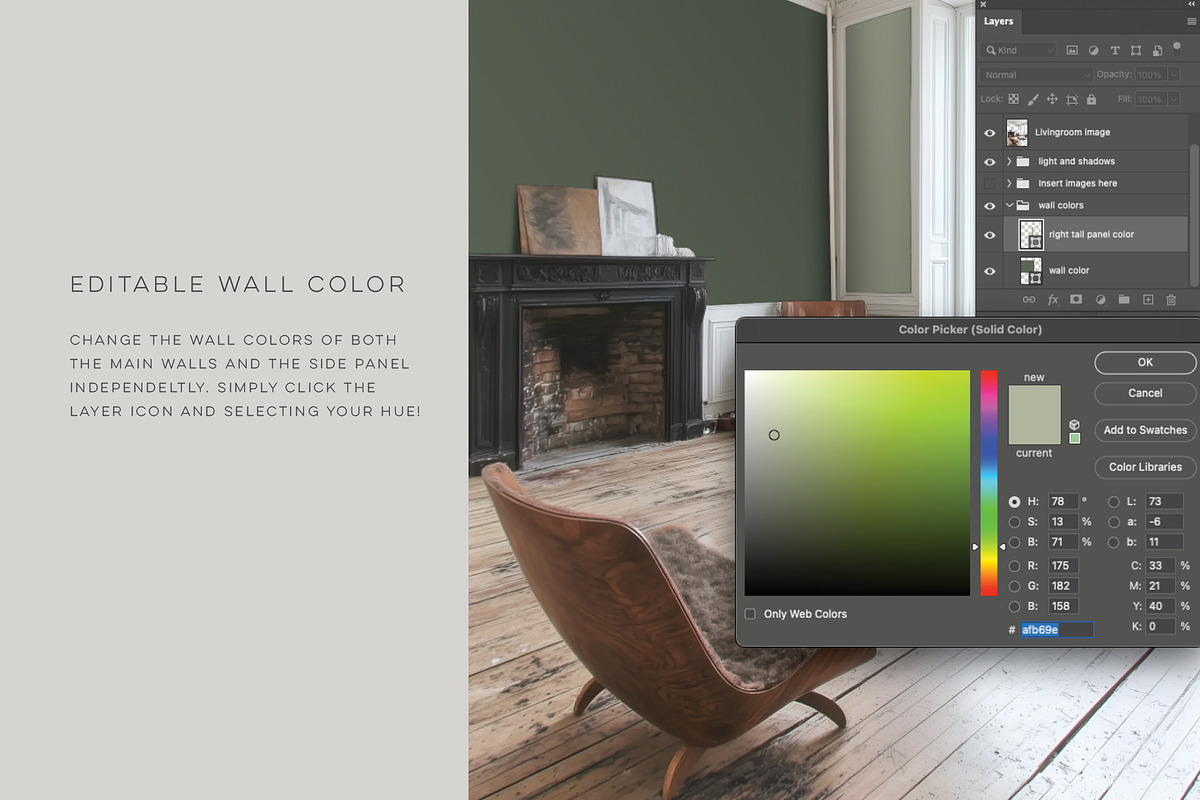 24 Parisian Wallpaper Mockup Bundle, a Household Mockup by Blixa 6 Studios (Photo 12 of 20)