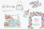 watercolor wedding clipart set, a Decorative Illustration by Patishop Art (Thumbnail 5 of 9)