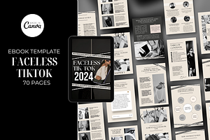 Ebook Canva Template Faceless Tiktok