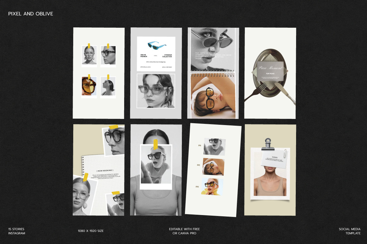 PURE / Stories Social Media KIT, a Social Media Template by Pixel And Oblivé (Photo 1 of 6)