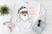 100% That Santa Sublimation PNG, an Illustration by Craft Nest (Thumbnail 5 of 6)