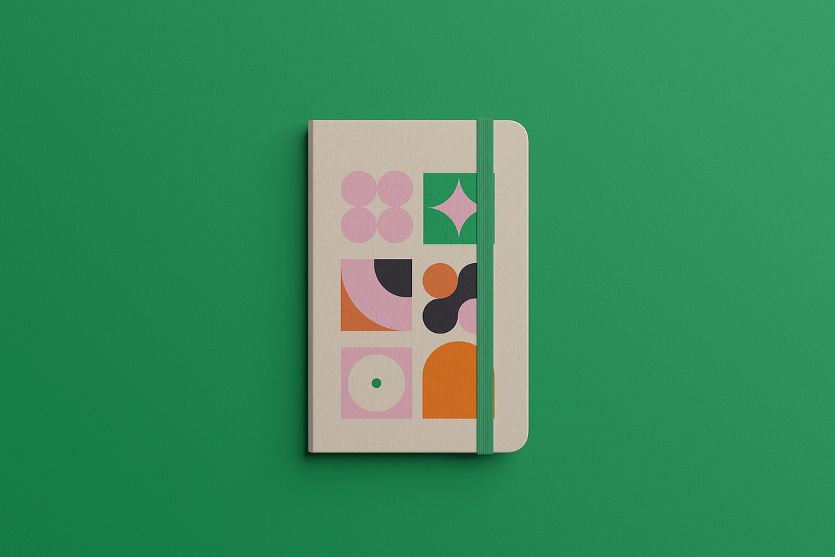 Curvy Abstract Geometric shapes, a Pattern Graphic by Mazarine Silver (Photo 5 of 9)