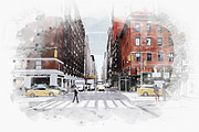 Canvas Watercolor Paint Art Effect, an Action Add-On by MRI STUDIO (Thumbnail 15 of 16)