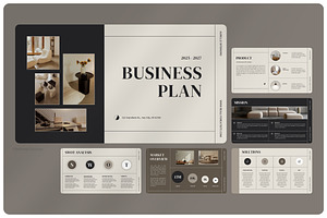Interior Business Plan Google Slides, a Presentation Template by FIBRINOSÄ
