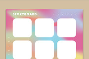 Basic Storyboard with Multi Coloured, a Templates & Theme by wavebreak (Thumbnail 1 of 2)
