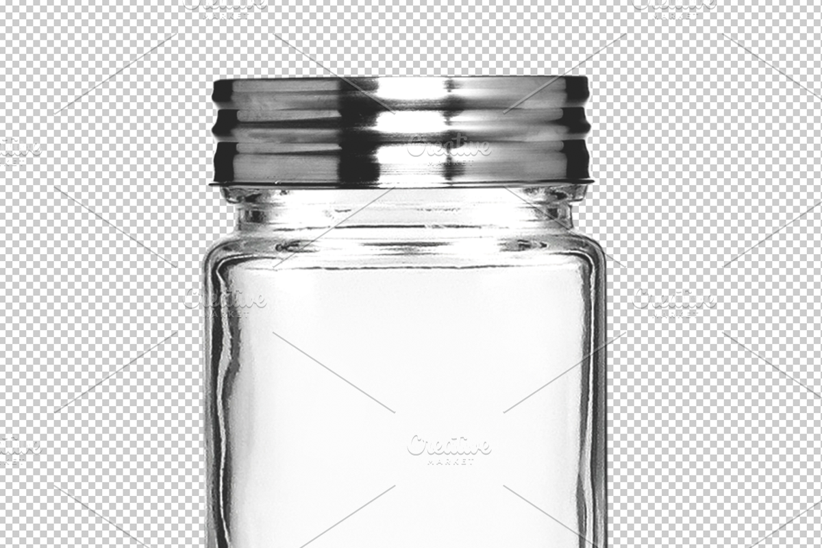 Glass Mason Jar with Metal Lid, a Packaging Mockup by Professional Assets (Photo 5 of 5)