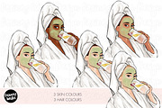 That Girl Clipart Bundle, a Healthcare Illustration by Parinaz Wadia Design (Thumbnail 7 of 10)