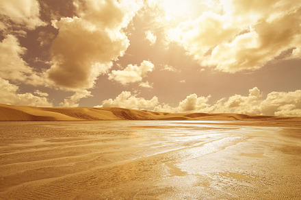 Scene of water landscape in the dunes of the Sahara Desert, Tato, a Nature Photo by Eugene_Photo