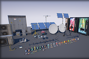 Industry Props Pack 5, a Furniture 3D Model by SilverTM (Thumbnail 6 of 7)