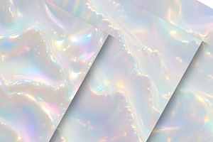 40 Pastel Glossy Opalescent Texture