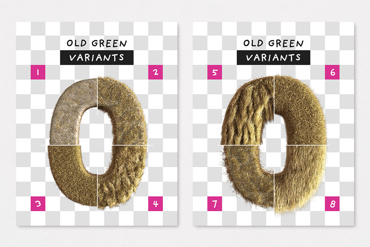 Old Dry Grass or Fur Typo Creator, a Sans Serif Font by TVartworks (Photo 2 of 13)