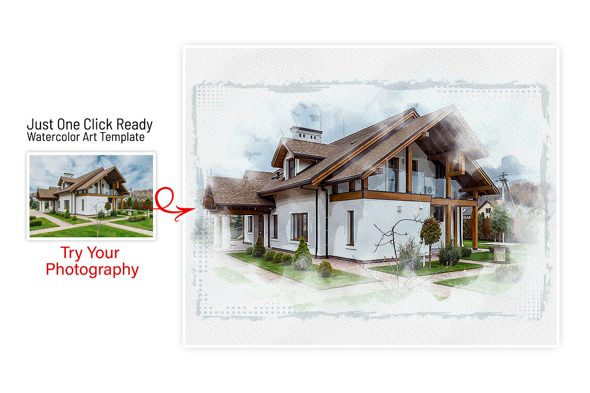 Digital House Painting Art Creator, an Action Add-On by MRI STUDIO (Photo 8 of 29)