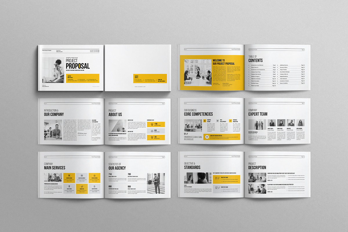 Project Proposal Template Landscape, a Brochure Template by Work-Envance (Photo 9 of 10)