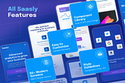 Saasly Tech SaaS Website and Mobile, an UI Kit Template by Creative Perspective (Thumbnail 3 of 8)