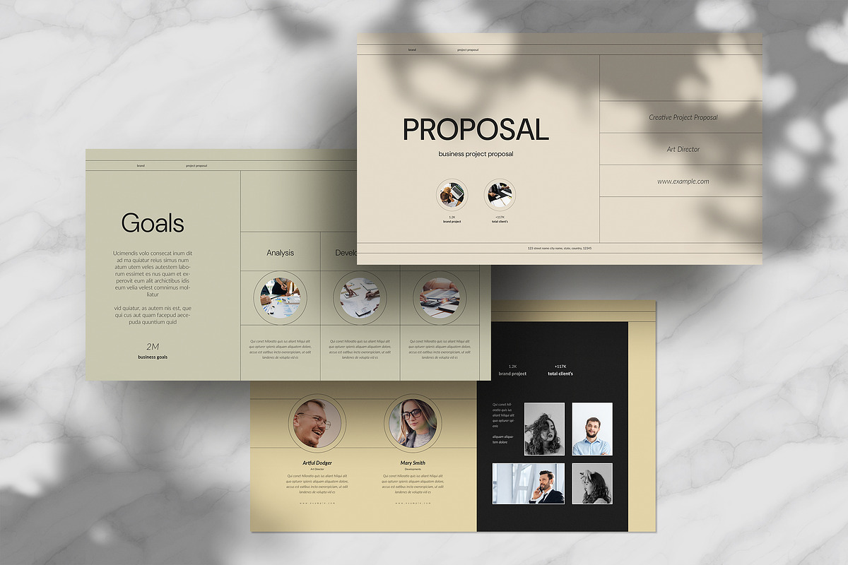 Business Proposal Keynote Template