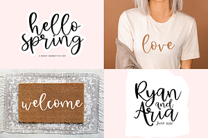 Spring Handwritten Font Bundle